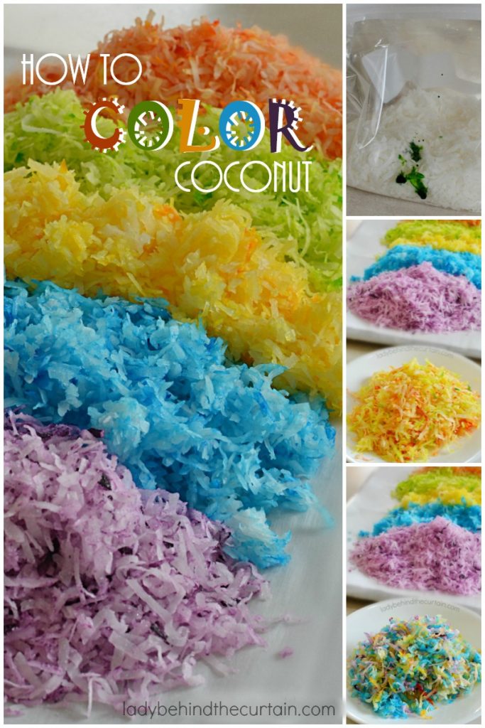 How to Color Coconut