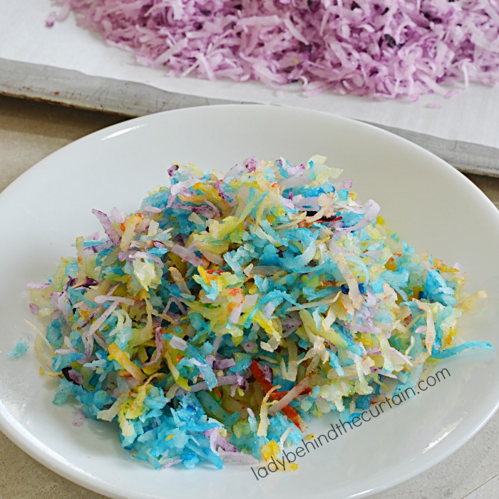 How to Color Coconut