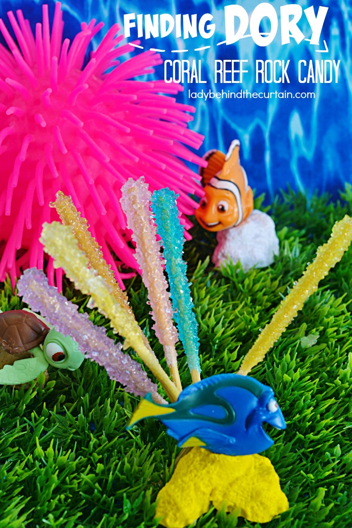 How to Make Finding Dory Coral Reef Rock Candy | With just two ingredients you can create your own science project this summer by making your own rock candy!