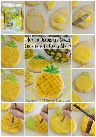 How To Decorate Sugar Cookies With Candy Melts | You won't believe how easy it is to make your own decorated cookies!