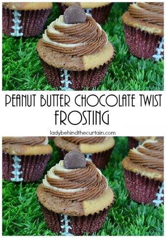 Peanut Butter Chocolate Twist Frosting