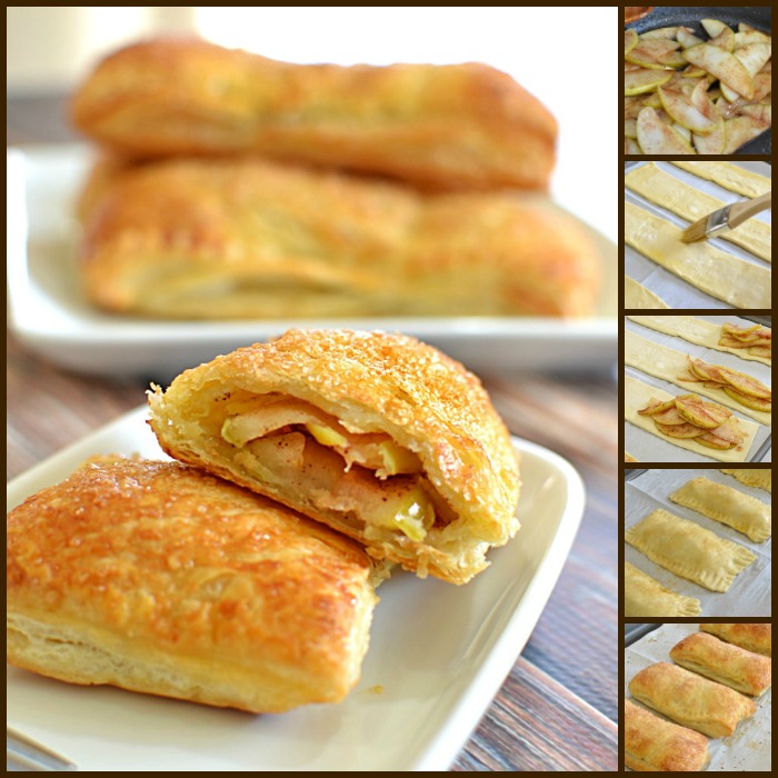 Easy Apple Turnovers | Crispy and flaky on the outside, gooey on the inside! These Easy Apple Turnovers are delicious and so easy to make you're going to want to make them every weekend.
