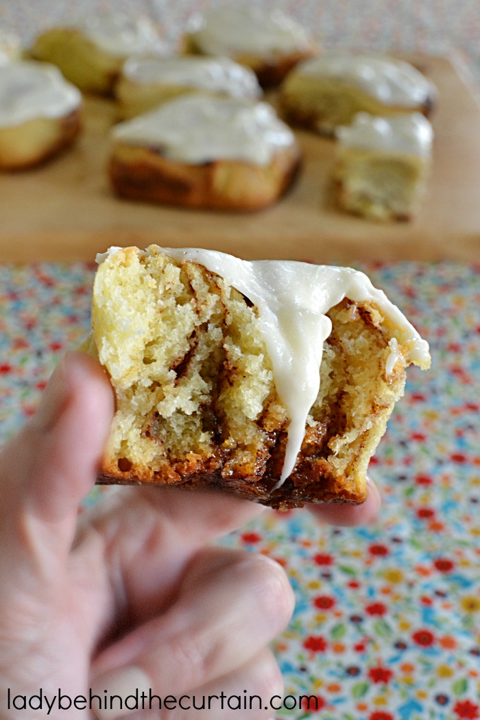 Giant Cinnamon Rolls | I make these cinnamon rolls every Christmas morning and for birthdays! These nice large rolls are not too sweet and are perfect for those rainy mornings. 