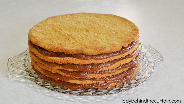 Stave Cake Old Fashioned Stack Cake