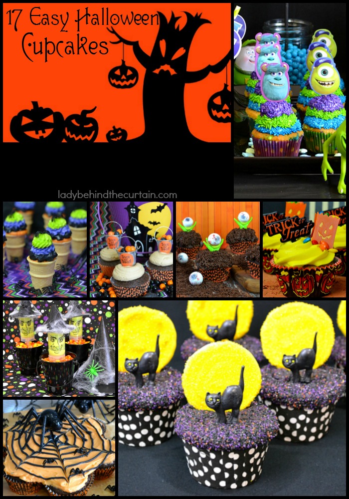 17 Easy Halloween Cupcakes | The perfect Halloween Party Treat!