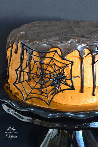 Halloween Chocolate Pumpkin Cake