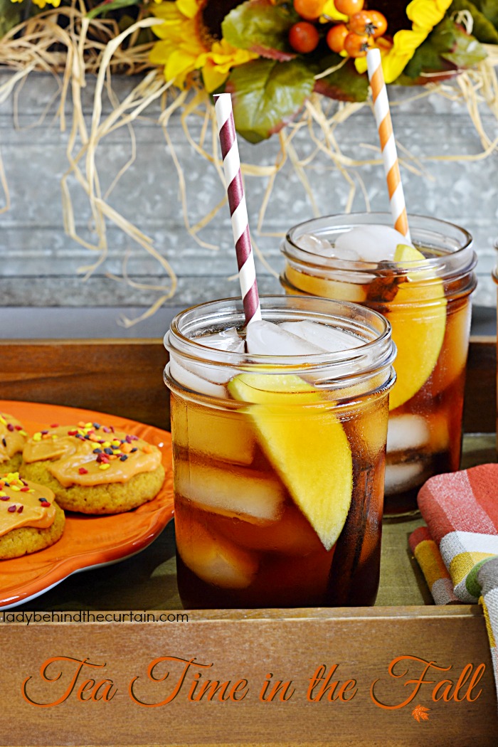 Tea Time In The Fall | Create family memories with a glass of refreshing iced tea!