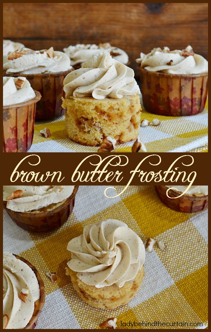 Brown Butter Frosting | This light a fluffy frosting is made with amazing brown butter. 