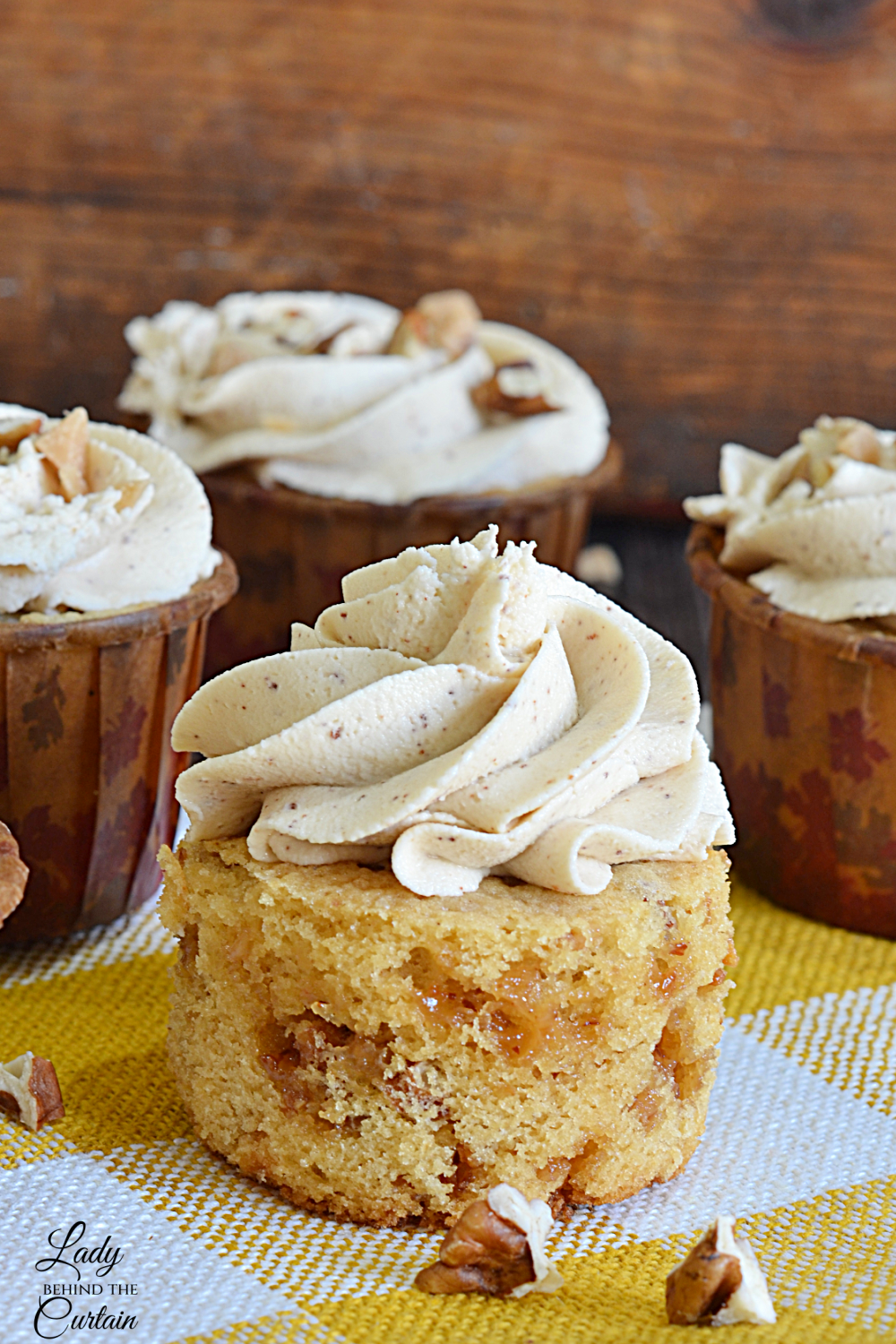Brown Butter Pecan Cupcakes