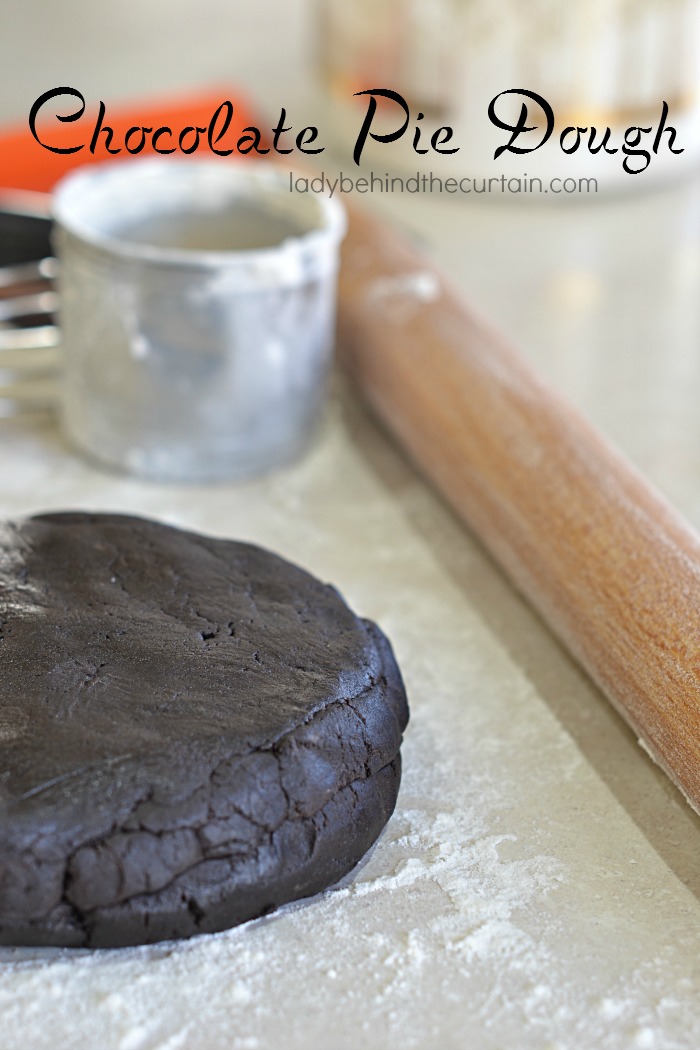 Chocolate Pie Dough |When it comes to pie dough think outside the box.