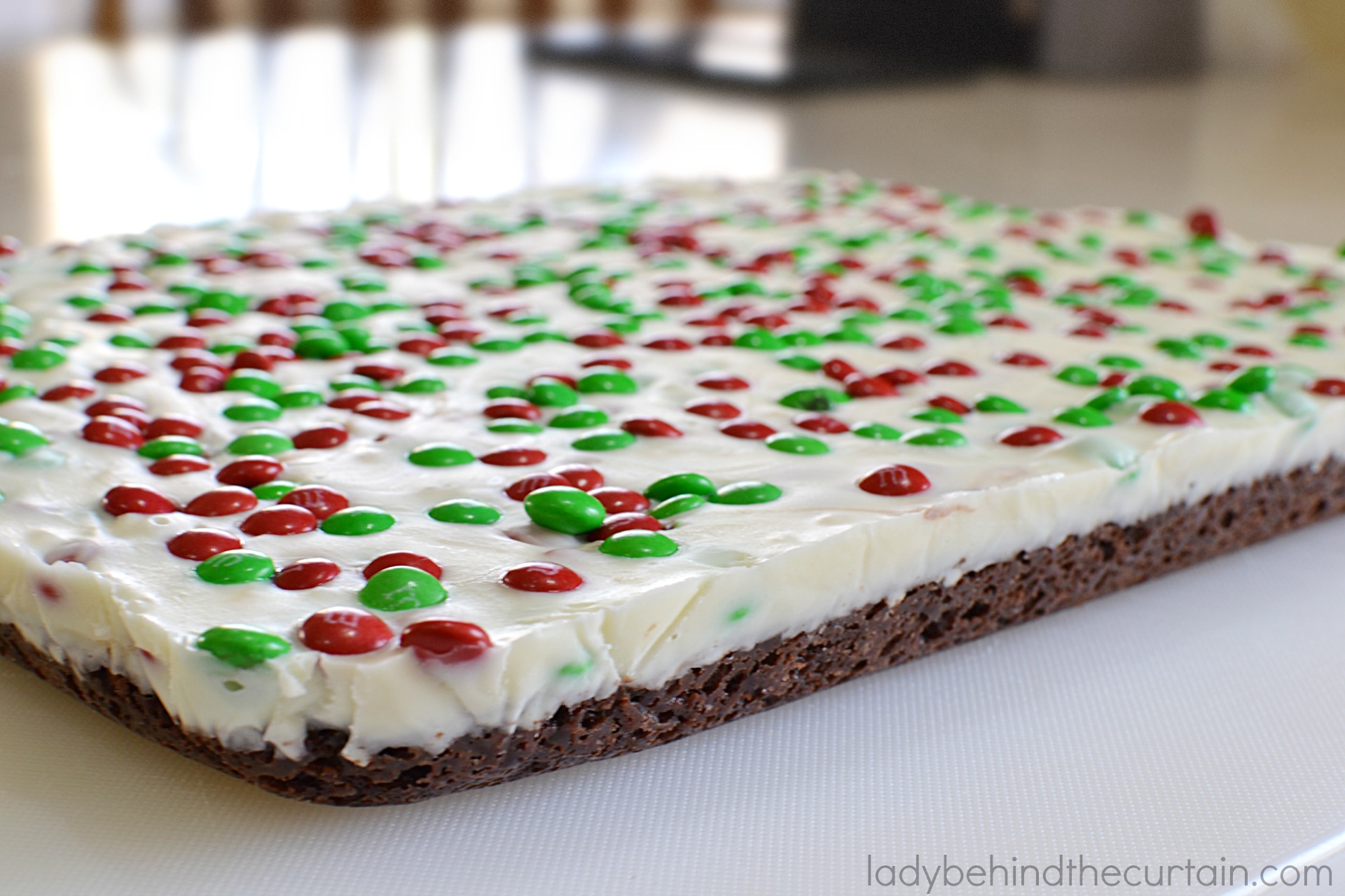 Peppermint Brownie Fudge
