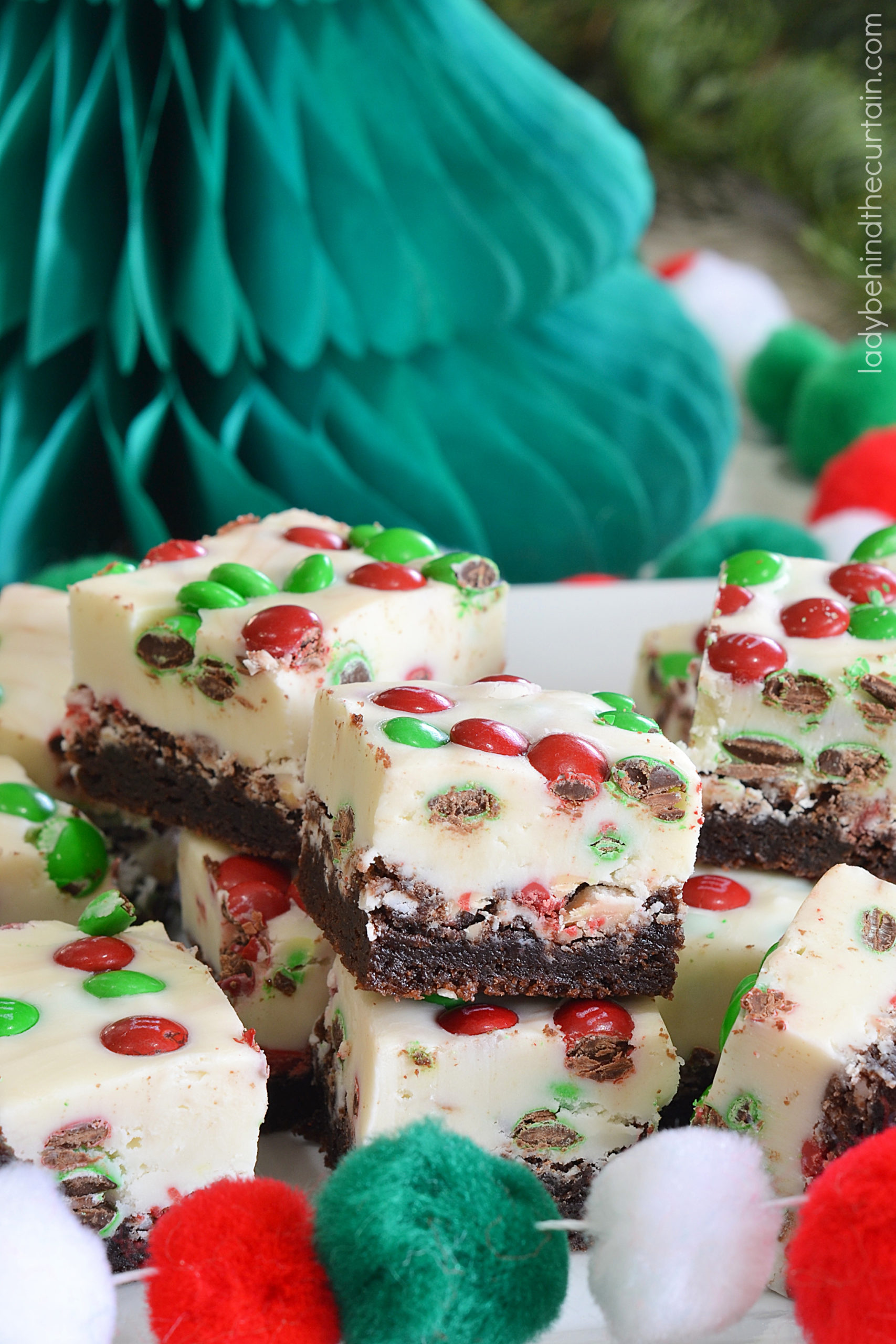Peppermint Brownie Fudge