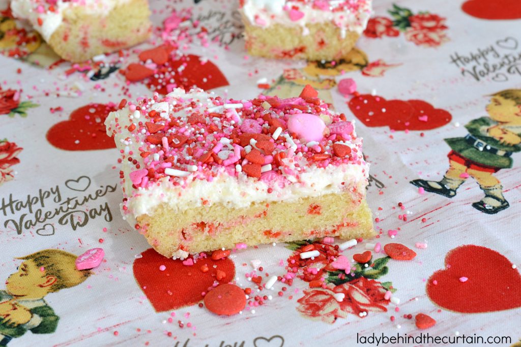 Valentine's Day Sugar Cookie Bars