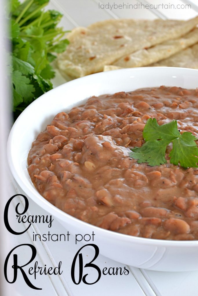 Instant Pot Refried Beans, creamy and easy refried bean recipe