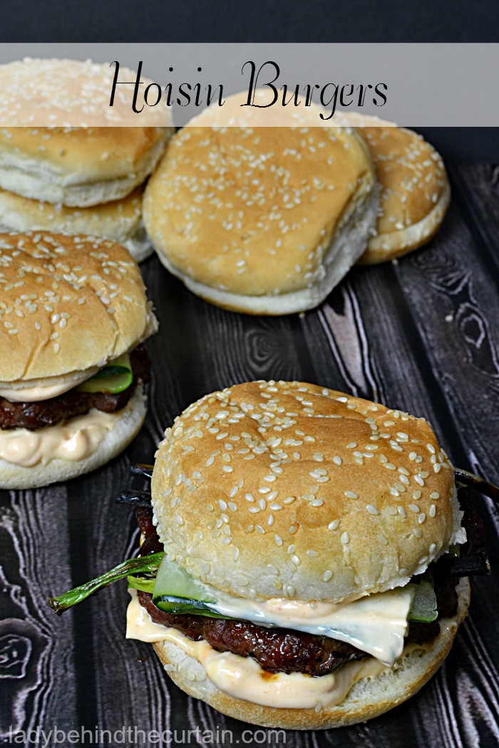 Hoisin Burgers | burger recipe, Chinese cuisine