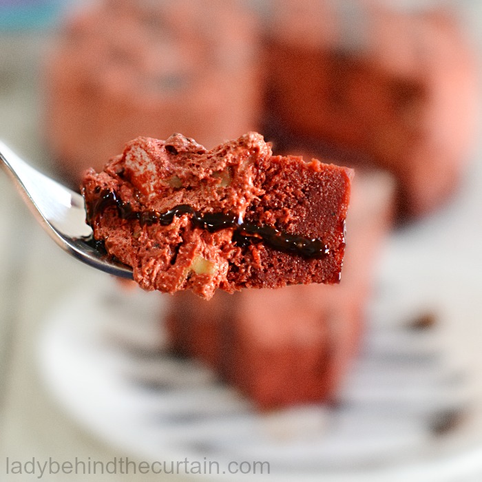 Instant Pot Red Velvet Rocky Road Cake | easy recipe, chocolate cake, birthday party cake, valentines day cake