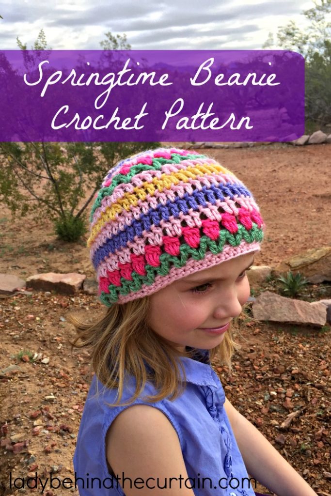 Springtime Beanie Crochet Pattern