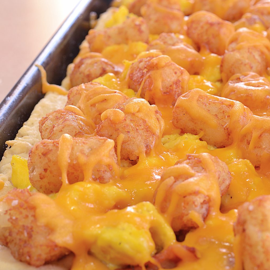 Biscuits and Gravy Breakfast Pizza