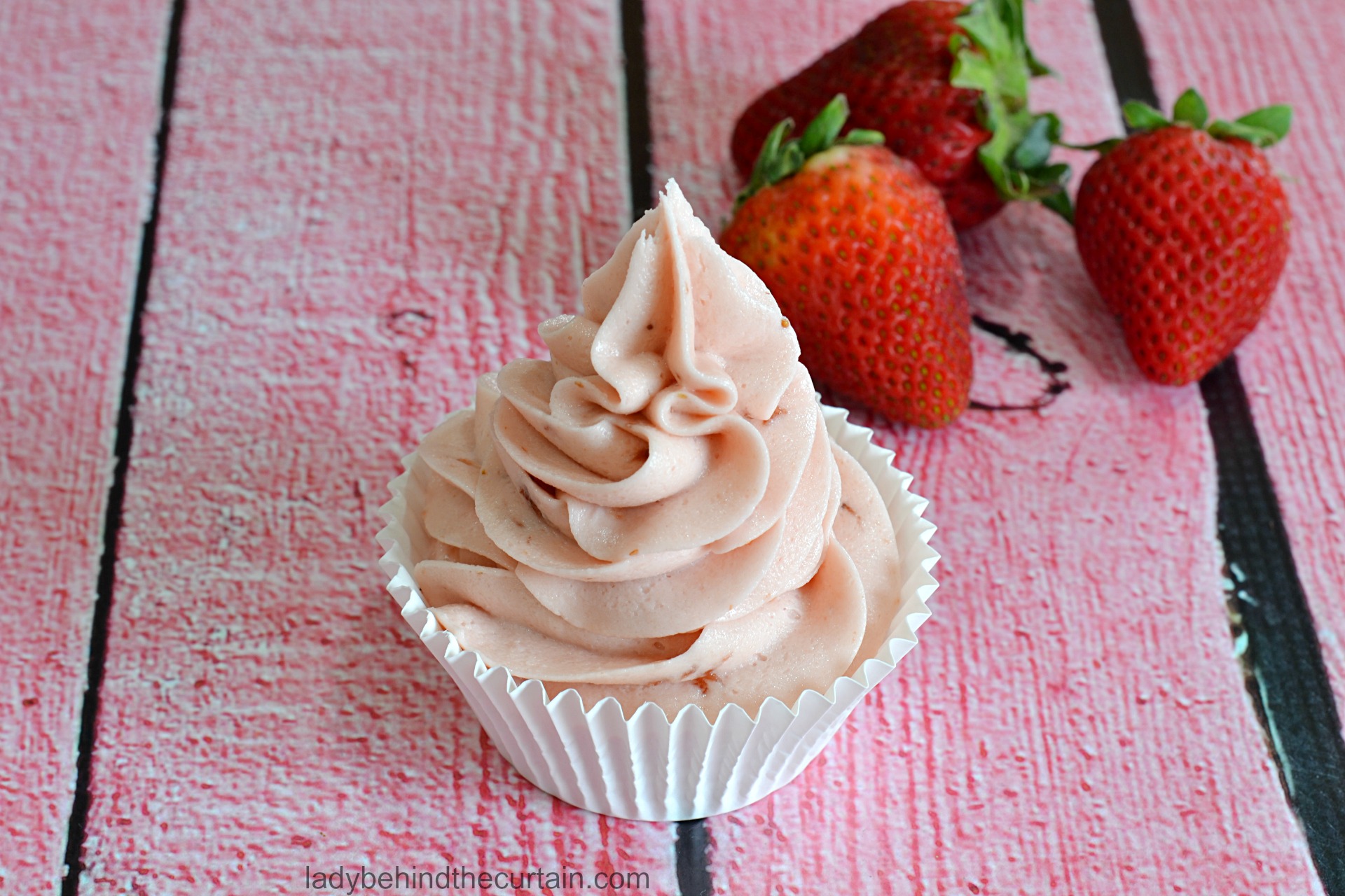 The BEST Strawberry Frosting Recipe
