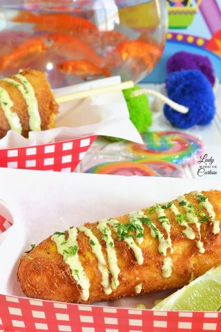 Copycat State Fair Fried Corn on the Cob
