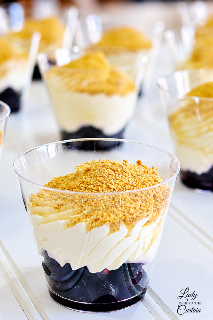 No-Bake Blueberry Cheesecake Cups
