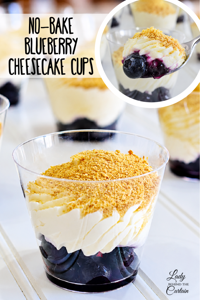 No-Bake Blueberry Cheesecake Cups