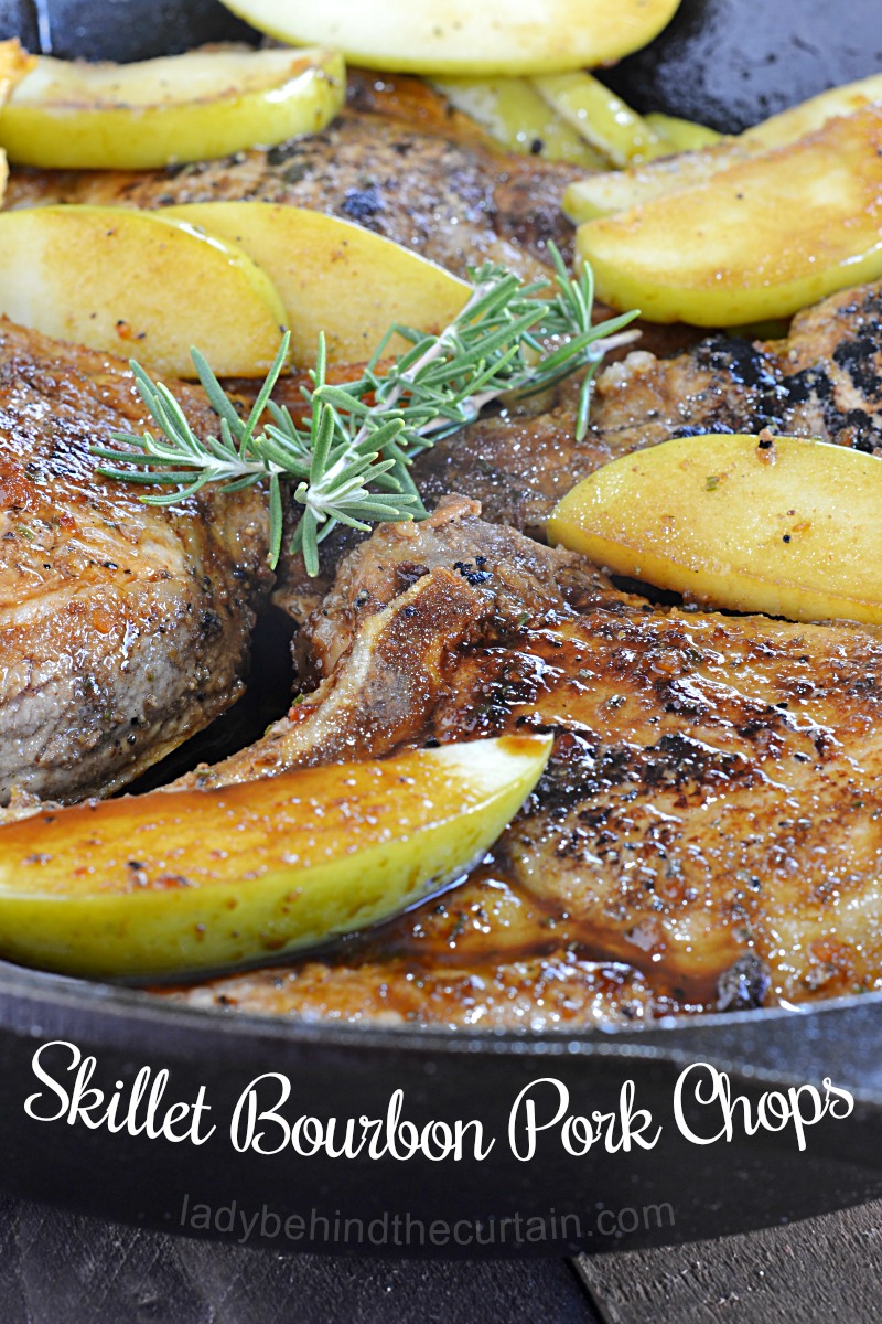 Skillet Bourbon Pork Chops