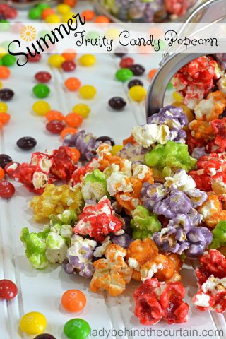 Summer Fruity Candy Popcorn
