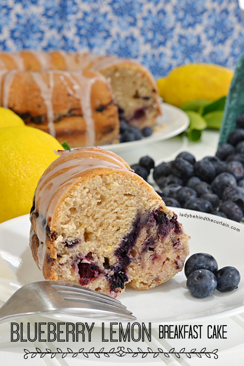 Blueberry Lemon Breakfast Cake