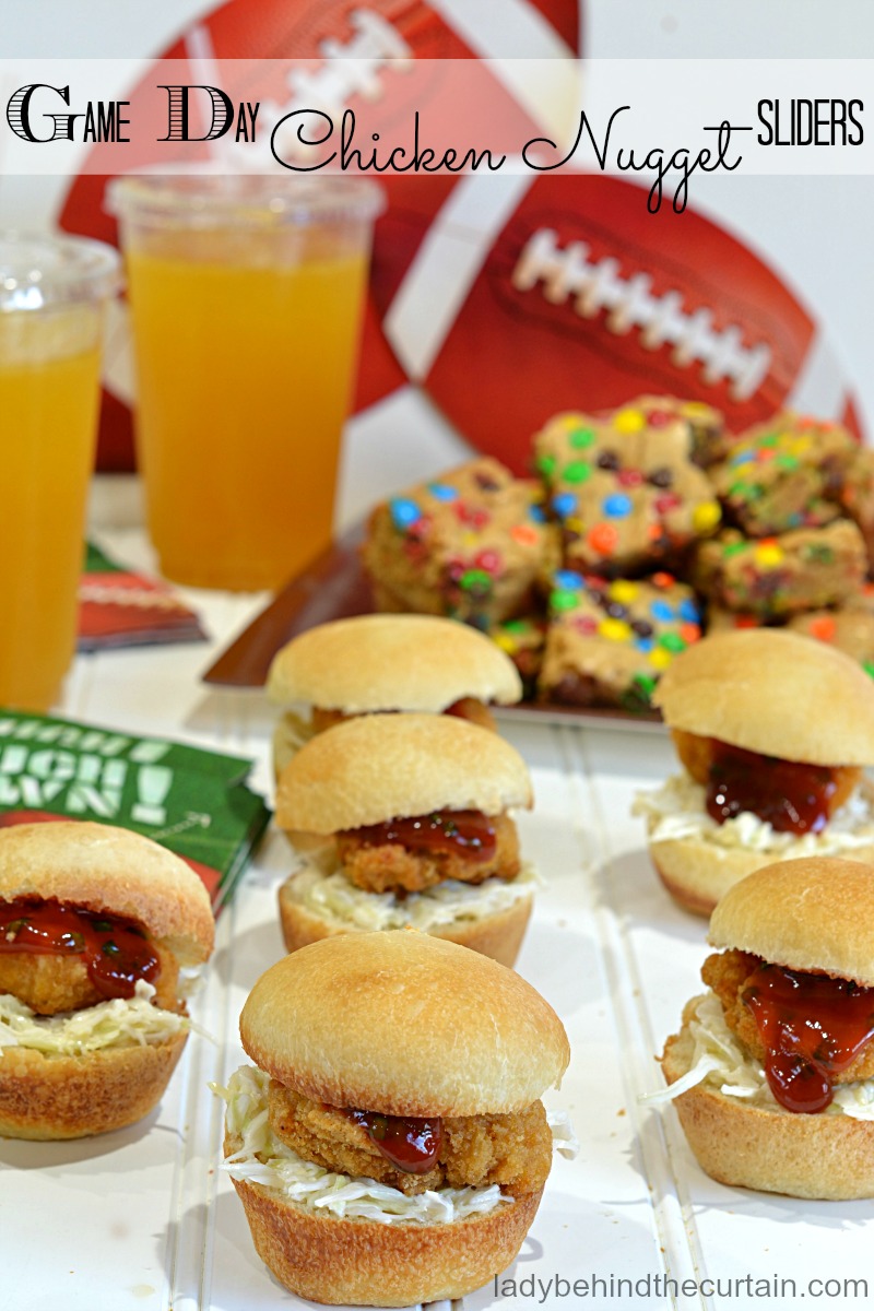 Game Day Chicken Nugget Sliders