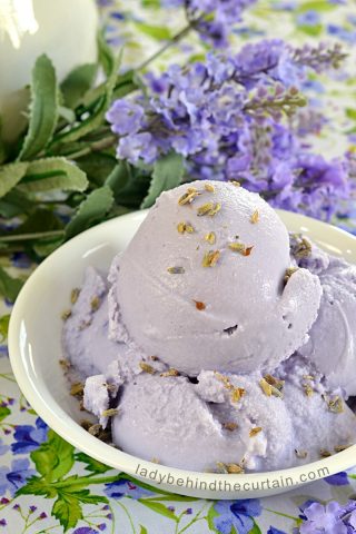 Honey Lavender Ice Cream