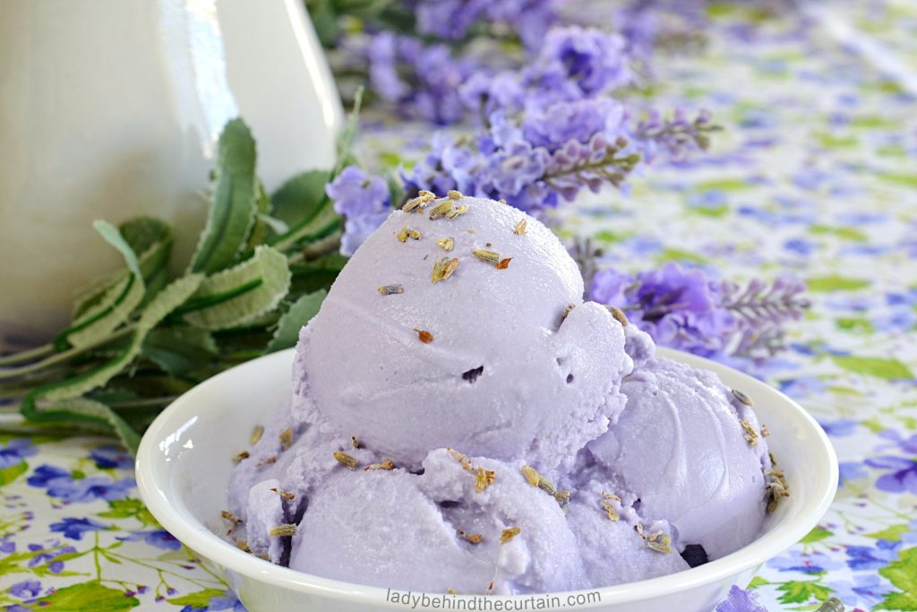 Honey Lavender Ice Cream