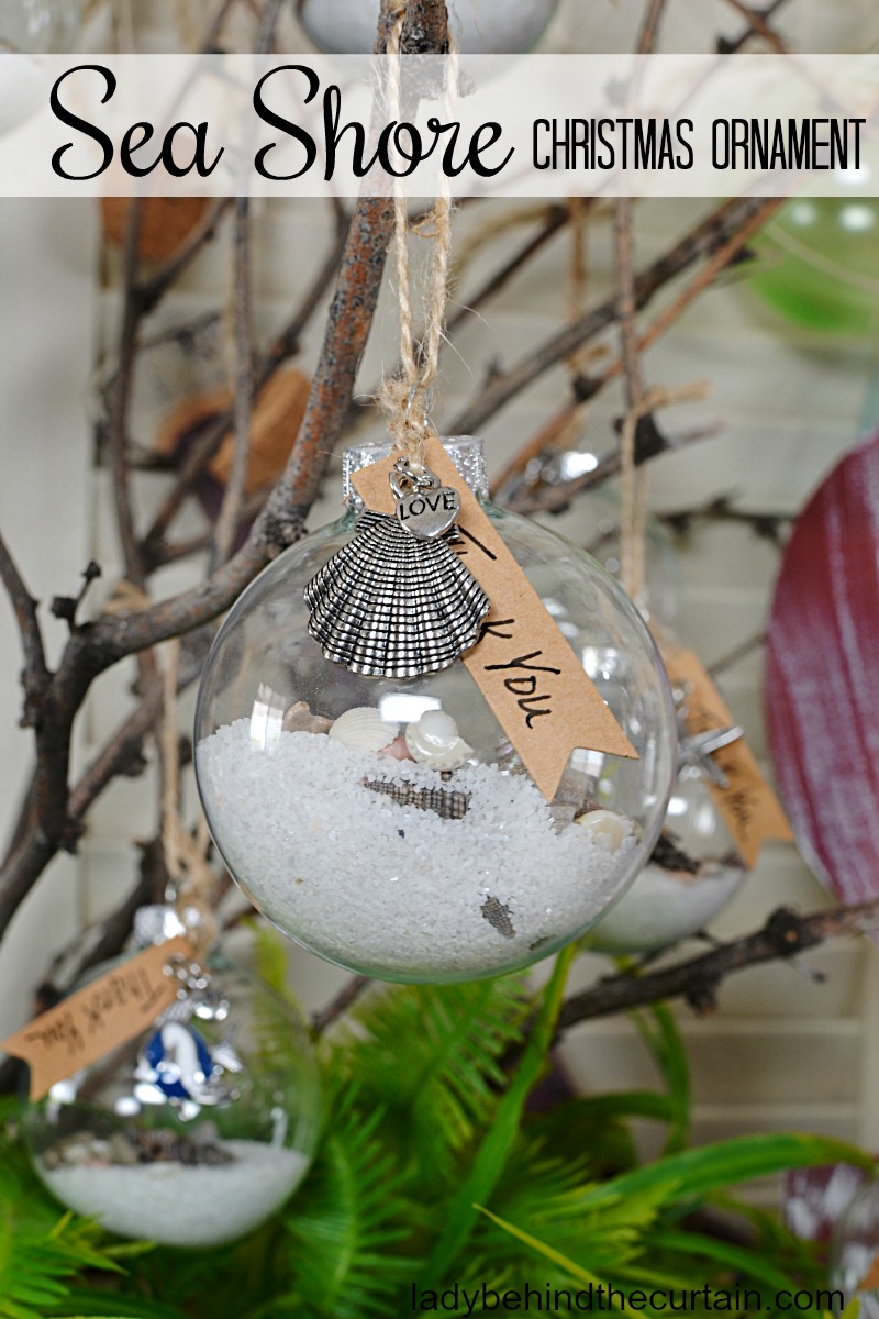 Sea Shore Christmas Ornament