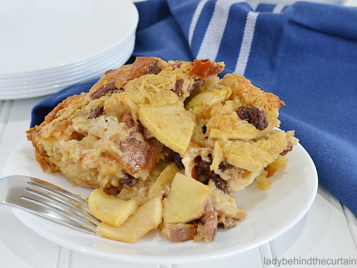 Caramel Apple Bread Pudding