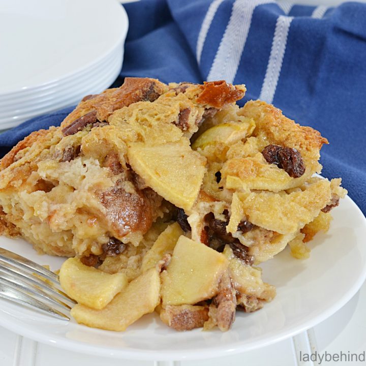 Caramel Apple Bread Pudding