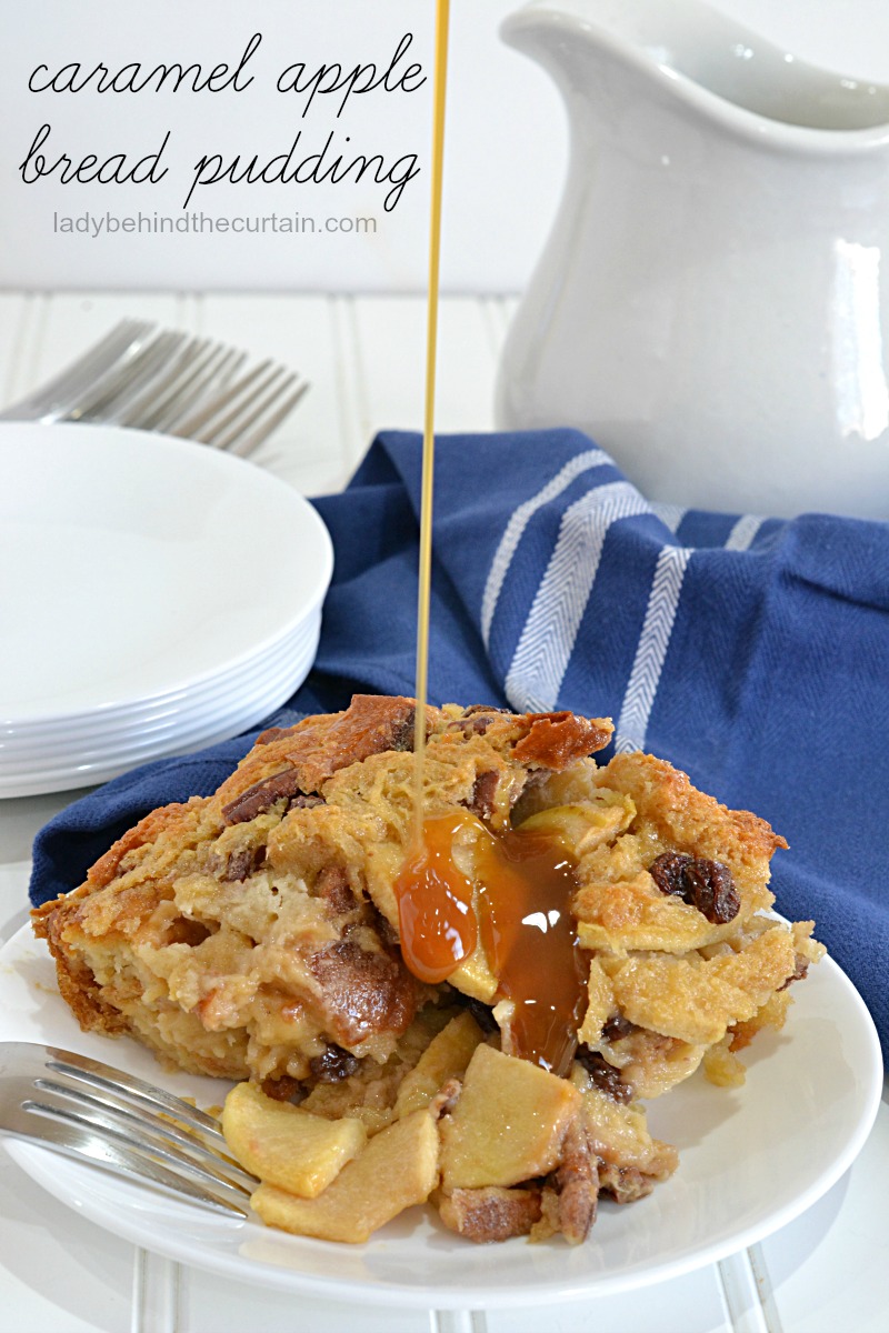 Caramel Apple Bread Pudding