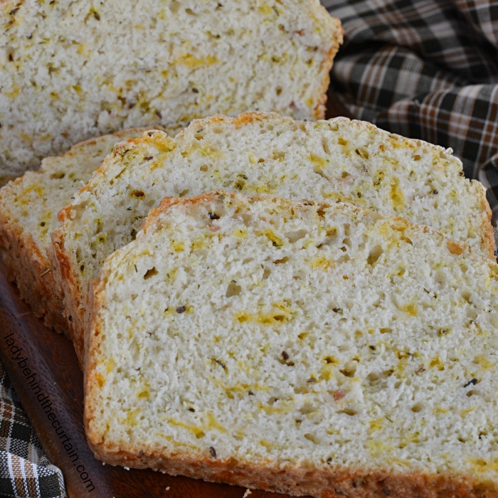 Dill Cheese and Beer Quick Bread