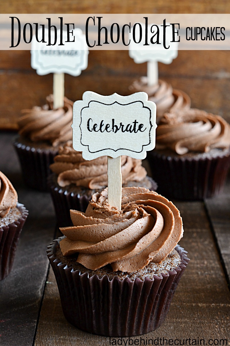 Double Chocolate Cupcakes