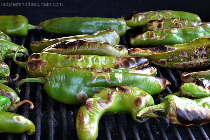 Roasted Fresh Hatch Chile Peppers