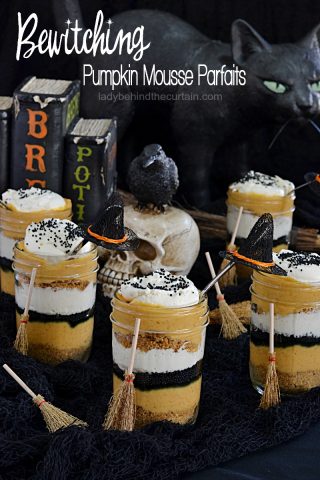 Bewitching Halloween Pumpkin Mousse Parfaits