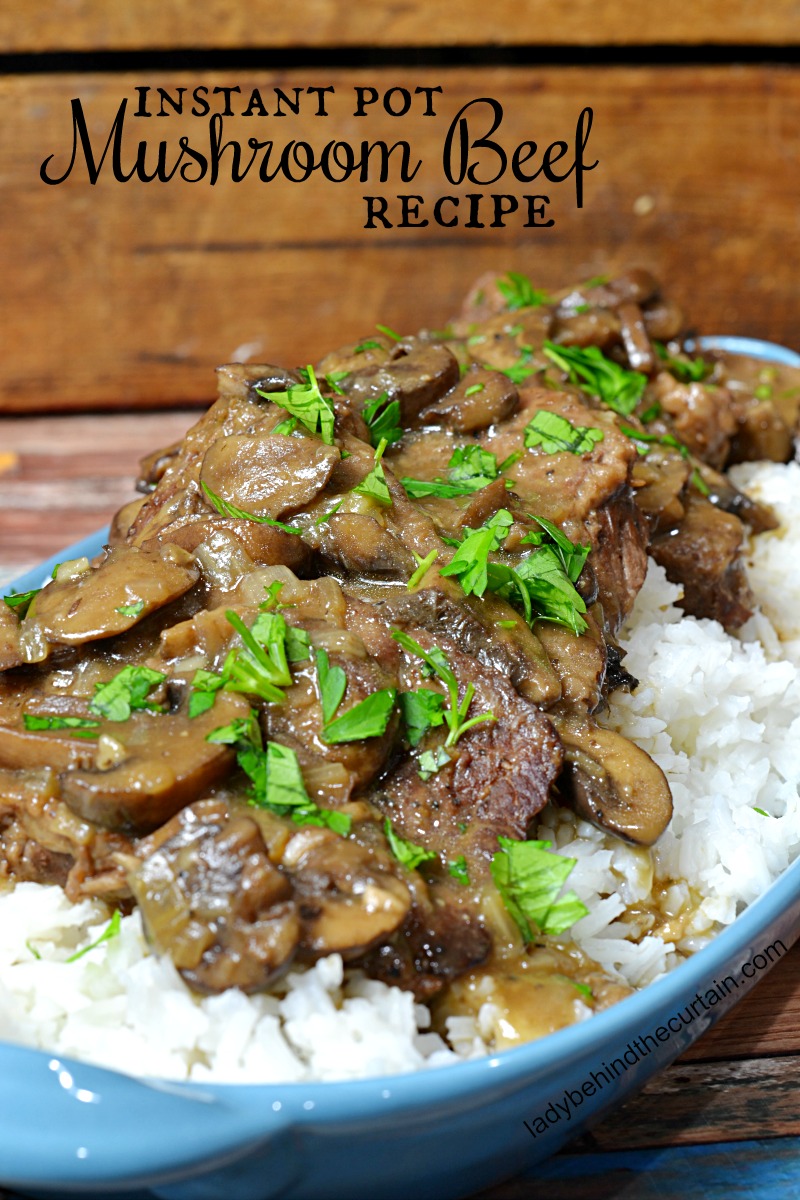 Instant Pot Mushroom Beef Recipe