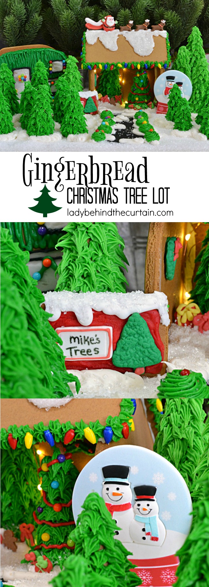 Gingerbread Christmas Tree Lot