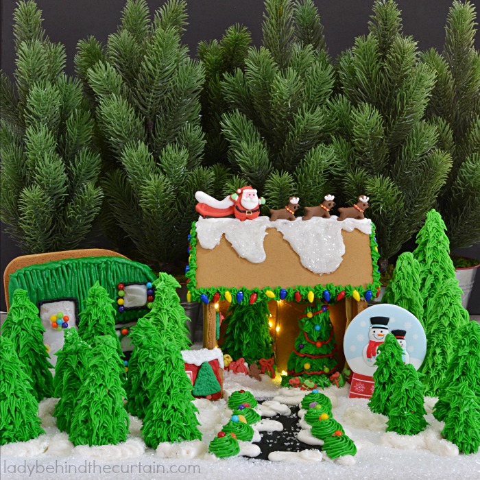 Gingerbread Christmas Tree Lot