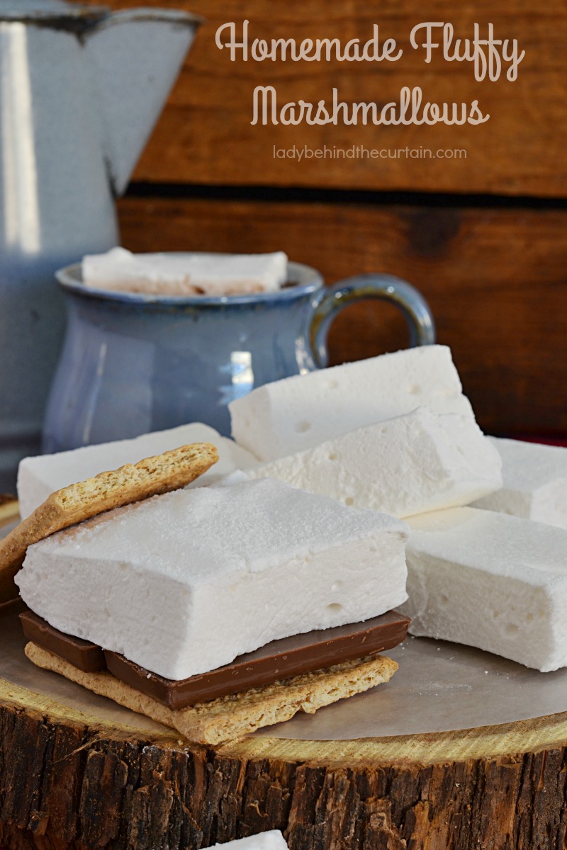 Homemade Fluffy Marshmallows