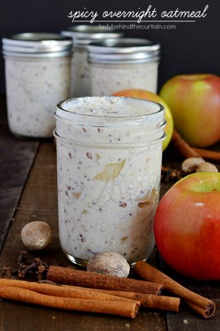 Spicy Apple Overnight Oatmeal
