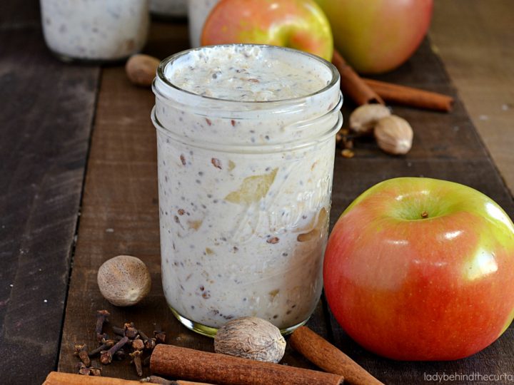 Spicy Apple Overnight Oatmeal