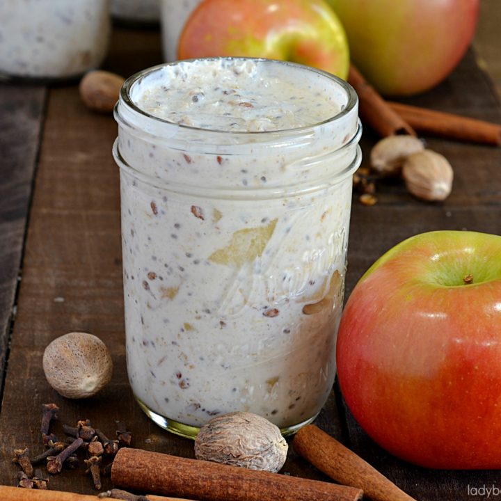 Spicy Apple Overnight Oatmeal