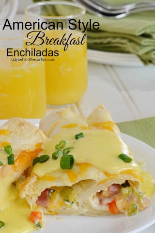 American Style Breakfast Enchiladas