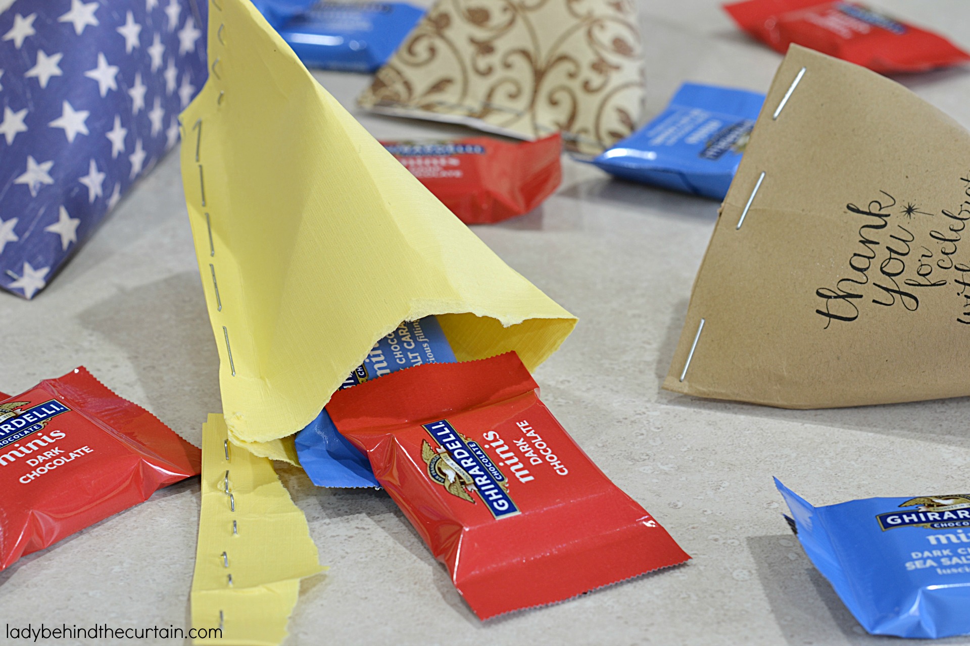 DIY Paper Party Favor Container