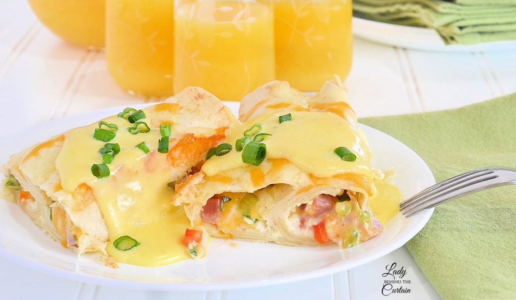 Overnight Breakfast Enchiladas with Homemade Hollandaise Sauce